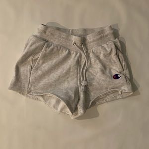 Champion light heather grey reverse weave shorts
